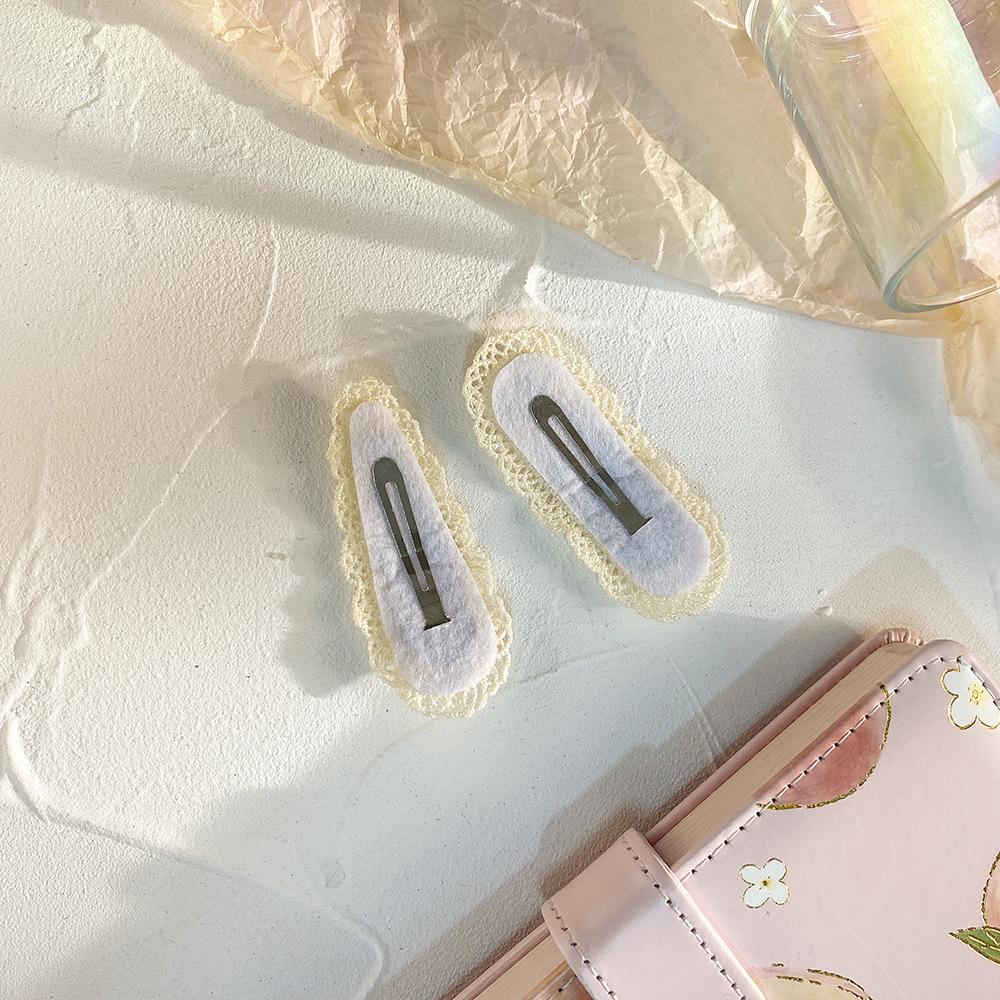 2/5 Stück Hübsche Pony-Seitenklammer Kinder Kopfschmuck Niedliche Kleinkind Mädchen Haarspange Koreanische Mode Beige Farbe Frucht Haarnadel für Kinder Mädchen