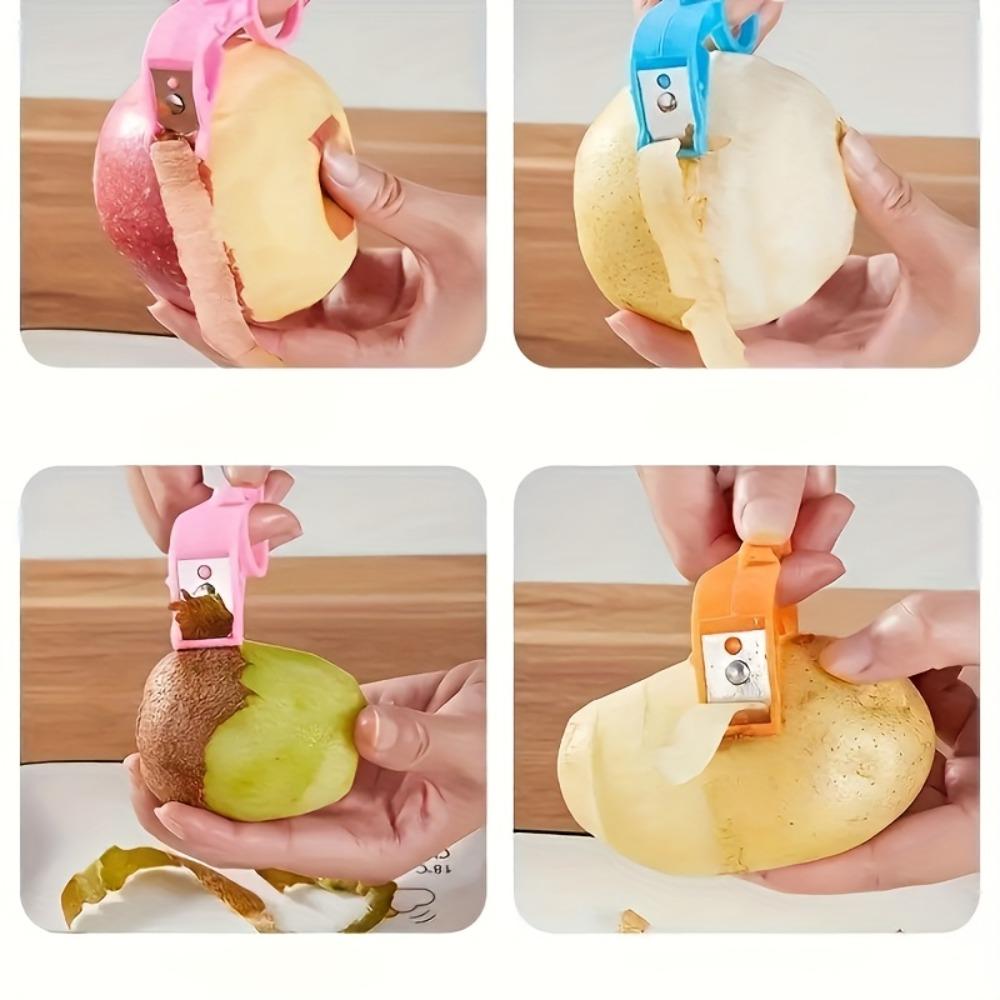 1PC Dolphin Thumb Apple Peeler Fruit Peeling Artifact Pear Thin Scratch Orange Peeler