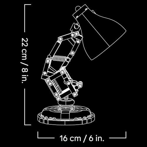 LEGO Ideas Disney Pixar Luxo Jr. Brinquedo, Presente de Aniversário, Blocos de Construção, Homens, Mulheres, Produtos Disney, Mãe, Pai, 21357