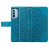 For Motorola Moto G62 5G Wallet Case Flower Pattern PU Leather Magnetic Flip Phone Cover