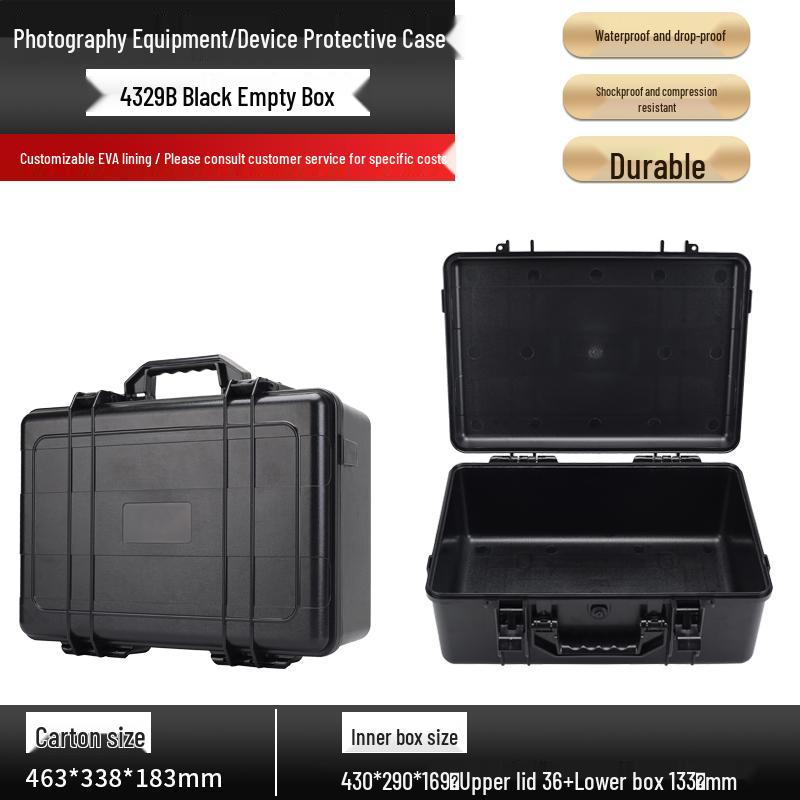 Waterproof Thickened Handheld Tool and Instrument Protection Box, Small Plastic Packaging Box