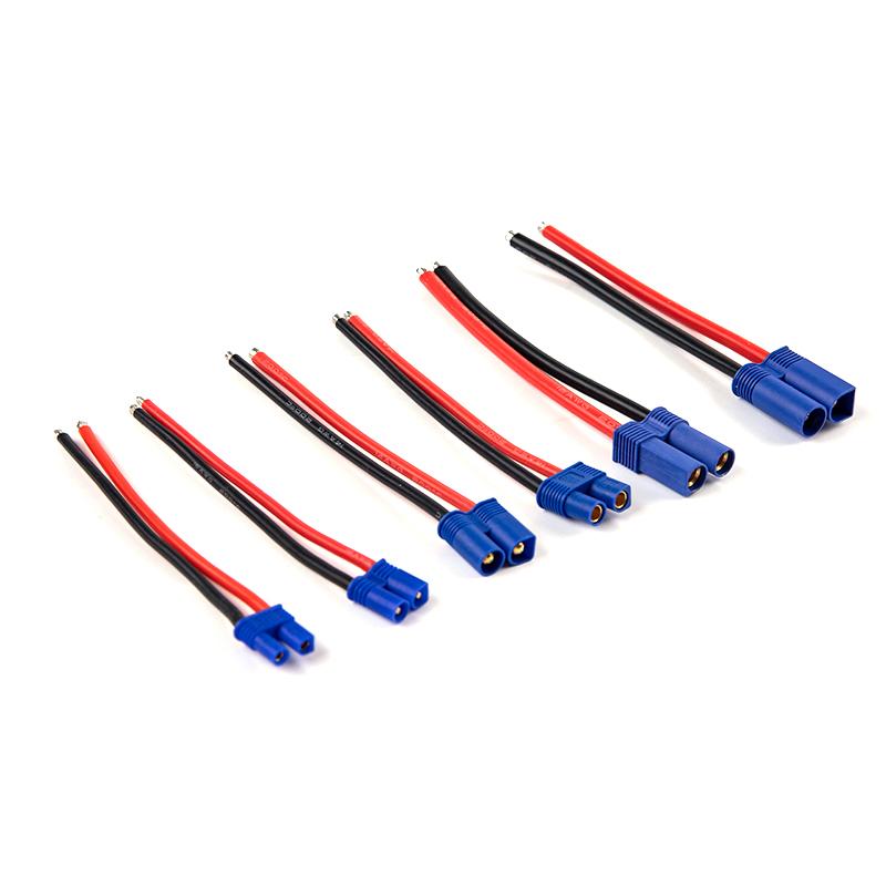 EC2/EC3/EC5 Male Female Connector Pigtail Cable Silicone Wire RC Lipo Battery Wholesale