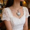 Stainless Steel Locket Shaped Pendant Jewelry Accessories For Everyday Wear Couples Anniversary Present