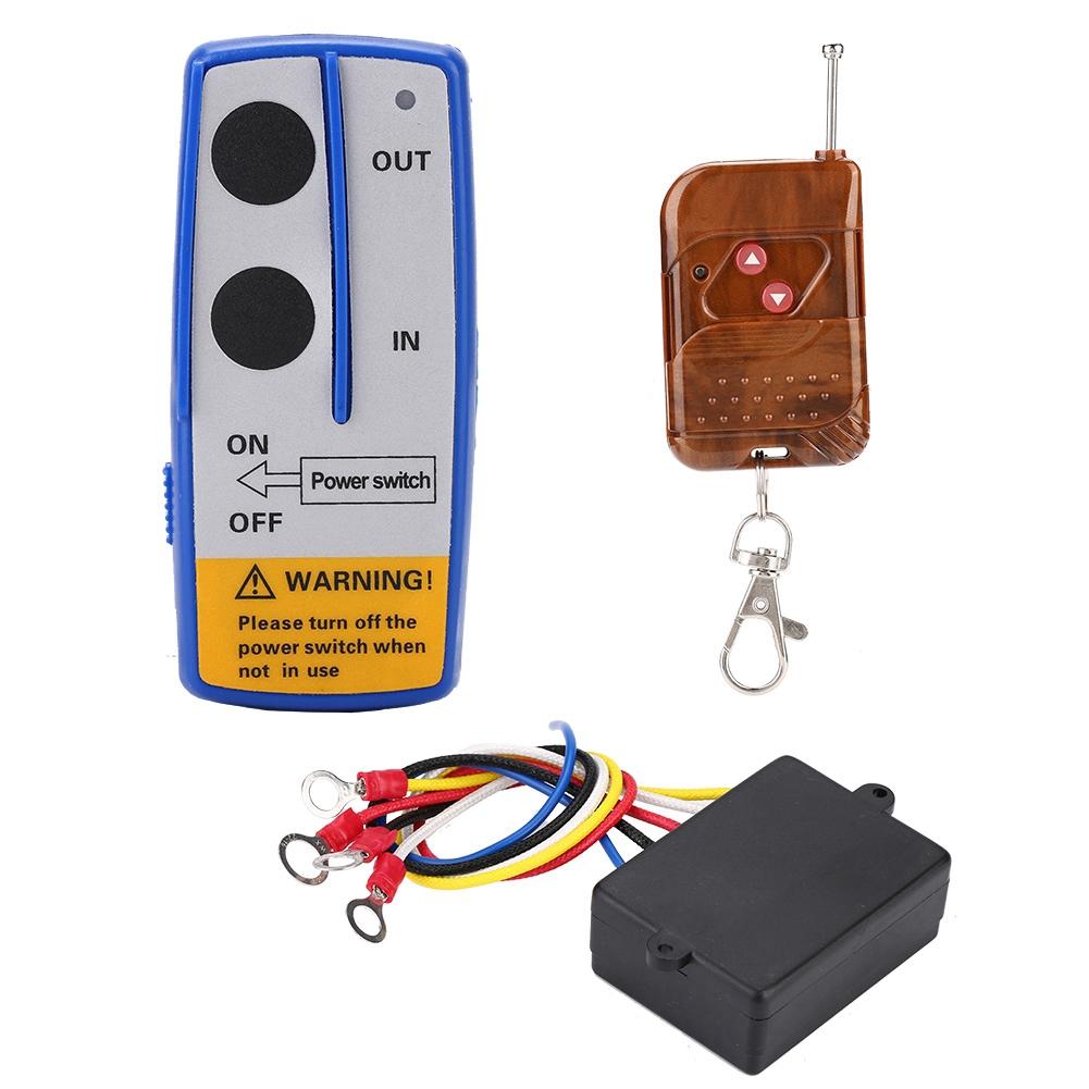 

12V 50ft Universal Wireless Winch Remote Control Controller Kit for Car Truck