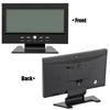 LCD Digital Sound Sensor Table Desk Alarm Clock with Calendar and Temp Display Silver