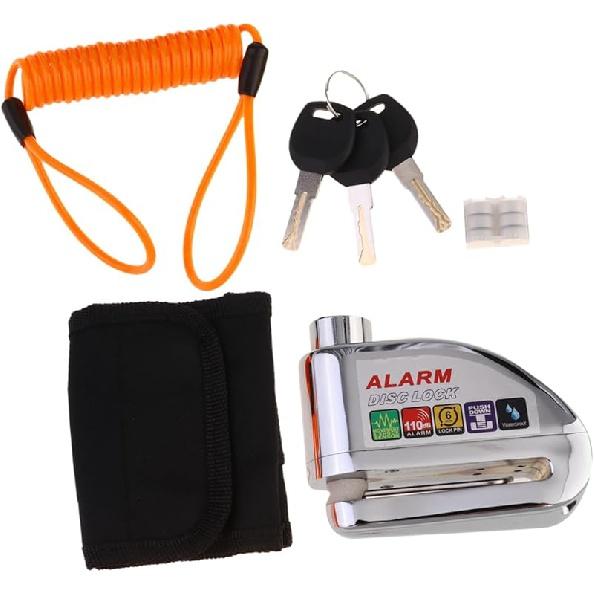 

Balacoo 1 Set Disc Brake Lock for Motorcycle Bike Alarm Lock Movie Night Decorations Motorcycle Wheel Padlock Security Motorcycle Lock Motorcycle 9X7X3.5CM серебряный