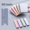 Morandi Colored Sticky Notes - Strong Adhesive, Small Strips for Students, Pure Color Memo Papers