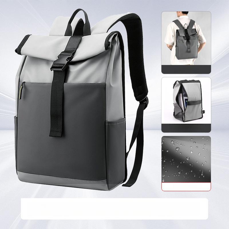 

Модный мужской рюкзак Высококачественный повседневный женский рюкзак Для поездок на работу Водонепроницаемая сумка для ноутбука Дорожный легкий школьный рюкзак светло-серый