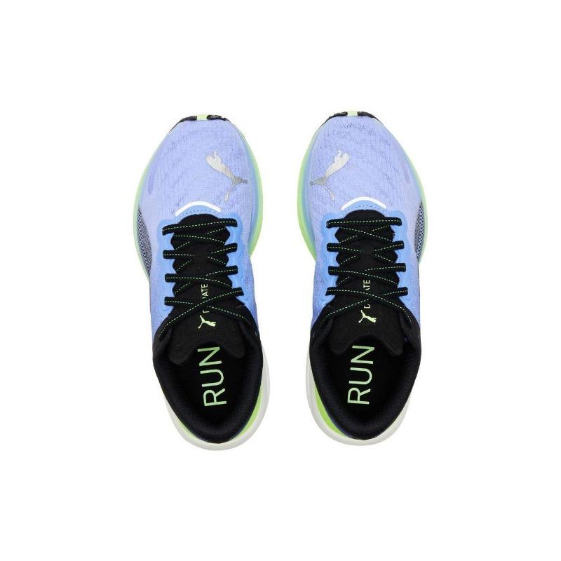 Puma Deviate NITRO 2 Women's Low-Top Carbon Plate Running Shoes Blue Purple Green 376855-10