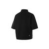 Li-Ning Comfortable Loose Sweat-Absorbing Short Sleeve Polo Shirt Women tops Black APLU720-4