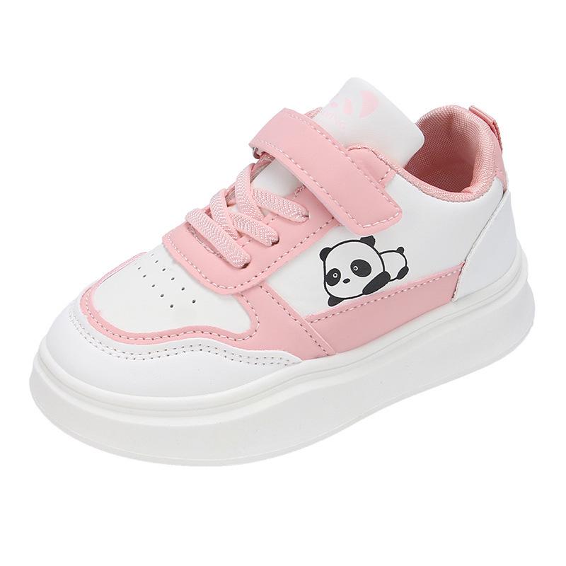 2025 Autumn Girls' White Skate Shoes: Versatile, Non-slip, Casual Running Sneakers