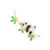 Cute Panda Brooch Female High-End Niche Animal Brooch Anti-Light Bamboo Pin Clothing Accessories