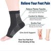 2 Pairs of Fasciitis Socks for Women and Men for Arch & Heel Pain Relief