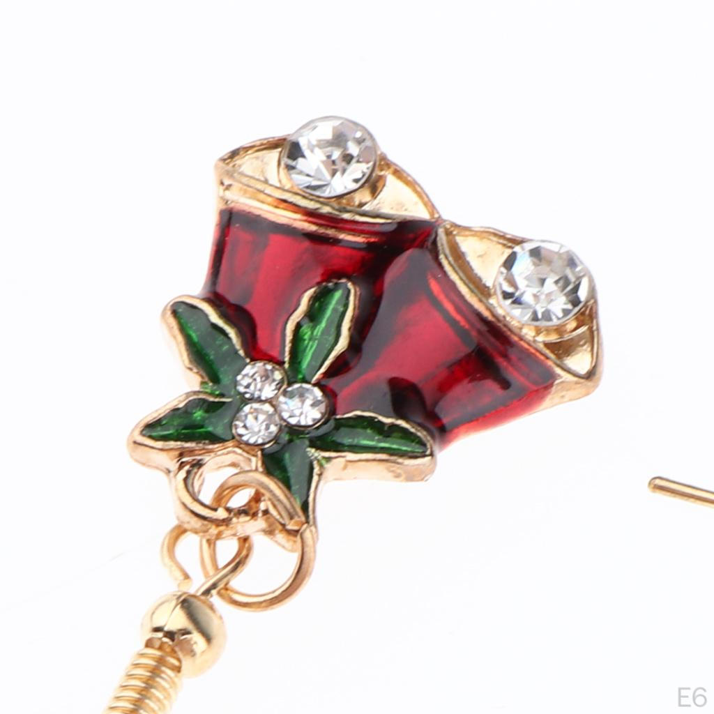 Kids Christmas Ear Stud Earrings Women Santa