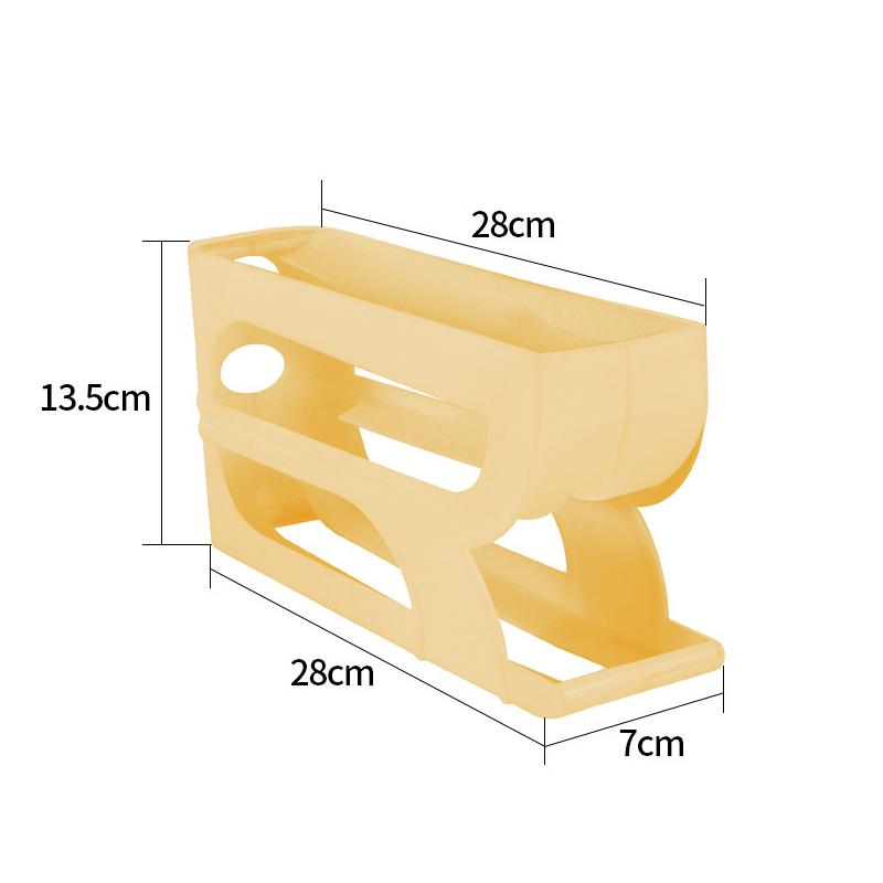 3/4 Schichten Schiebe Eieraufbewahrungsbox Kühlschrank Seitenfach Eieraufbewahrungsbox Lebensmittelqualität Eierhalter Küchen Eieraufbewahrungsbox Haushalt