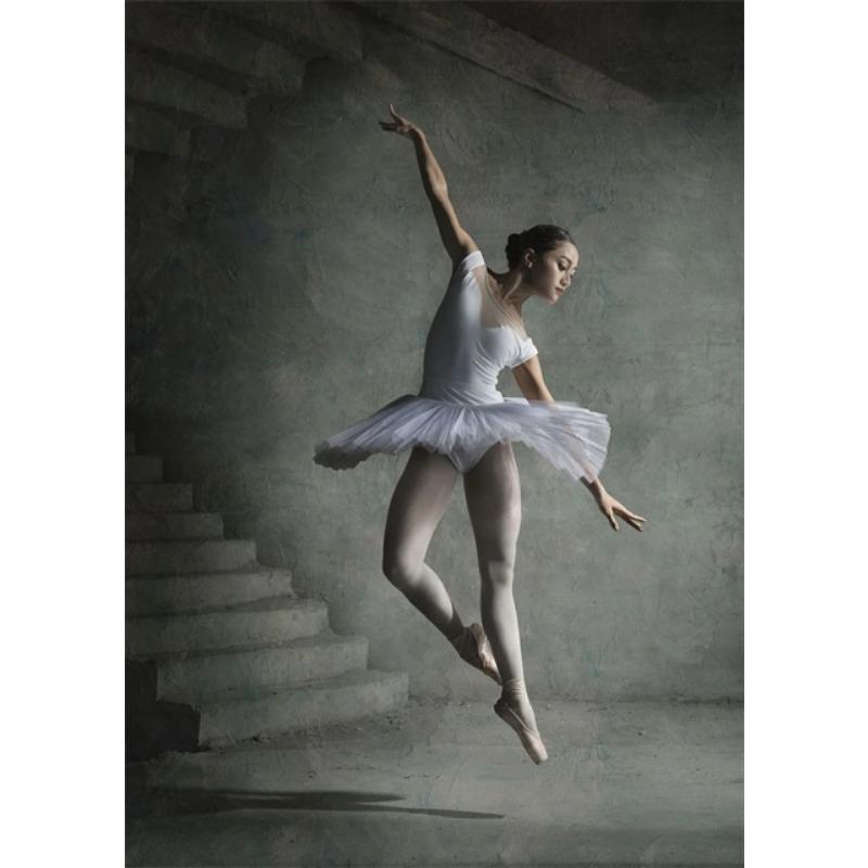 Black and White Angel Dancer Ballerina Posters Canvas Print Paintings Ballerina Dancing Mural Wall Art Pictures Home Room Decor