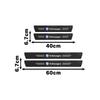 1/4/5Pcs Carbon Fiber Car Door Threshold Protective Sticker For VW Golf 6 7 8 Touareg Passat Polo Jetta B6 GTI 5 4 MK4 Touran T5 zh4