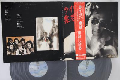 LP Record SHIGERU IZUMIYA - Live Izumiya K4003Y ASYLUM 1979 Japan Obi Japanese Pop/Rock Used