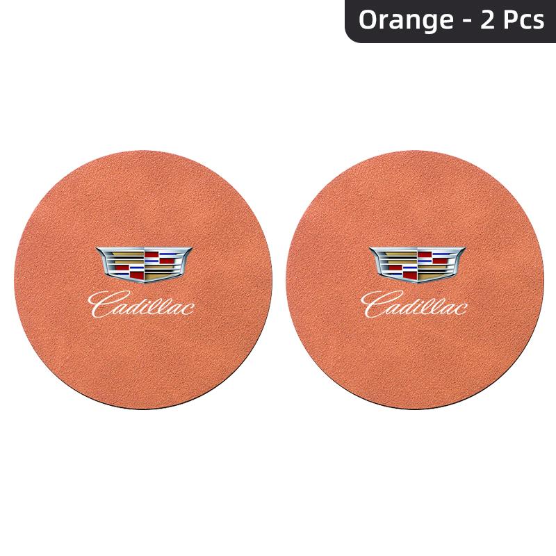

Car Coaster Water Cup Holder Anti-Slip Pad Suede Accessories for Cadillac ATS BLS CT4 CT6 CTS ESCALADE STS XLR XT4 XT5 XTS SLS