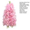 10Pcs Artificial Wisteria Vine Indoor Outdoor Wall Hanging Fake Flower Garland Home Wedding Party Festival Simulated Floral Decoration