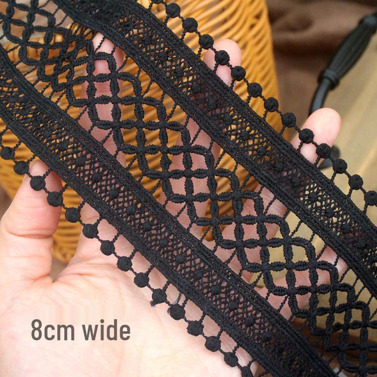 Milk Silk Lace Trim for DIY Sewing and Decorative Accessories