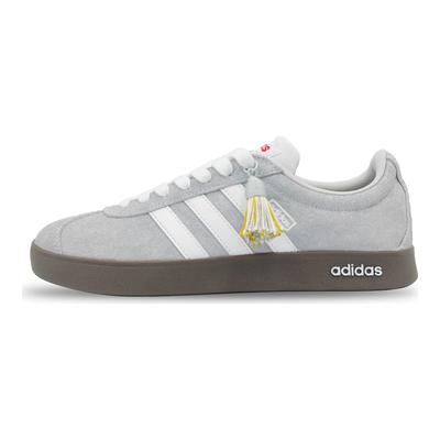 Neo VL Court 2.0 YIMING Manufacturing, Gray Tone Fringe Balance Slip Resistant Low Top Skateboard Shoes Unisex HQ1802(Team653-)
