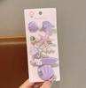 Summer Ocean Starfish Shell Hairpin Cute Children'S Hairpin Duck Beak Clip Pearl Hair Accessories Headgear Clip Girl