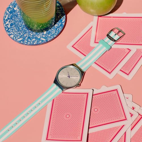 Swatch Beach Hour SYXS160 Watch, Green