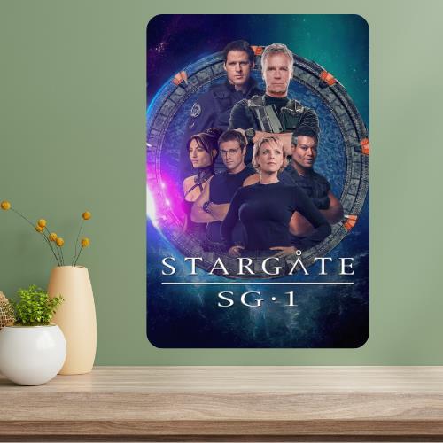 Stargate SG1 Classic TV Show Metal Poster Sign 20x30cm(7.8x11.8inch)