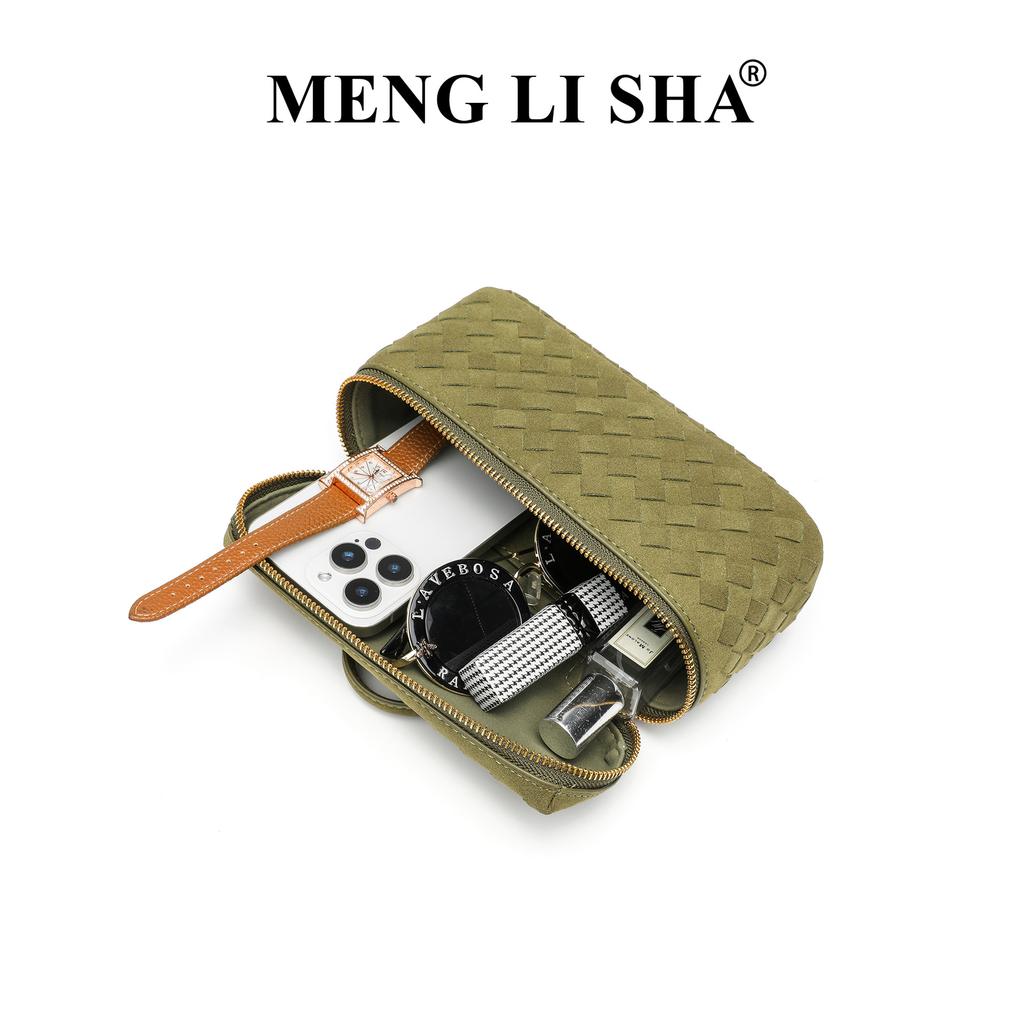 Autumn and winter new retro matte hand-woven lunch box bag trendy fashion shoulder crossbody portable box bag