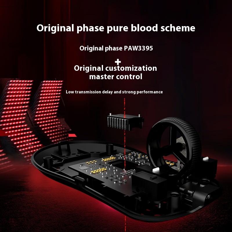 Madlions MAD G MAX Mouse PAW3395 Custom 2 Mode Wireless Gaming Mouse Lightweight Low Latency Mice PC Custom Gamer Accessories