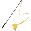 Dewonch Flirt Pole Dog Toys for Training & Exercise,Durable Teaser Stick with Fleece Rope Lure for Medium & Large Pets To Fetch Chase Pull and Tug of