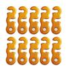 10pcs Camping Rope Tensioners Outdoor Camping S Type Rope Tensioner for Camping Hammock Tarp Rainfly