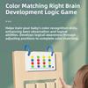 4-color Colors Matching Game Double Sided Wooden Thinking Develop Toys Montessori Hand-eye Coordination Colors Cognitive Puzzles