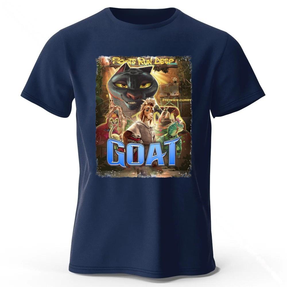 2026 New Anime Movie Miracle Dream Team GOAT Pure Cotton ShortSleeve Merchandise Unisex Street Fashion Casual PlusSize TShirt