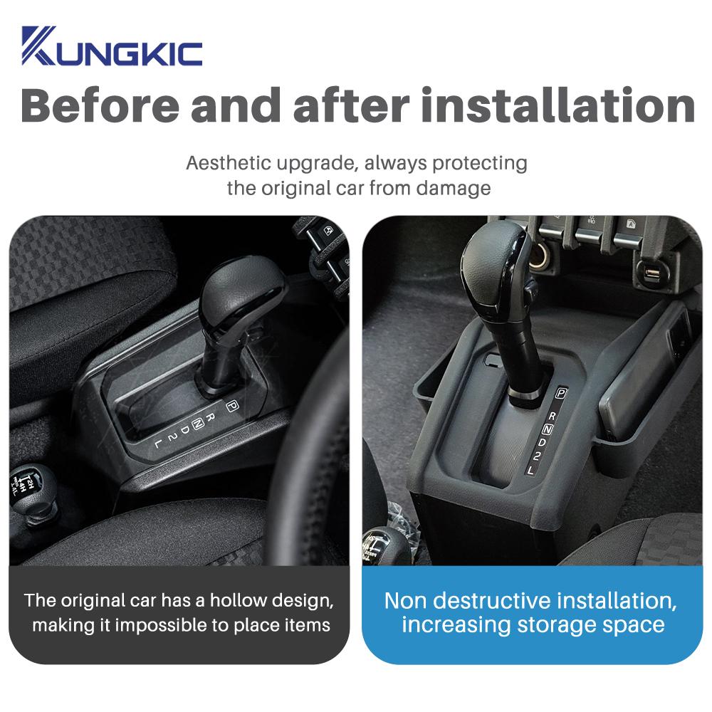 For Suzuki Jimny 2018 2025 Automatic Gear Shift Silicone Panel Universal Left Right 3 5 Door Compatible Accessories