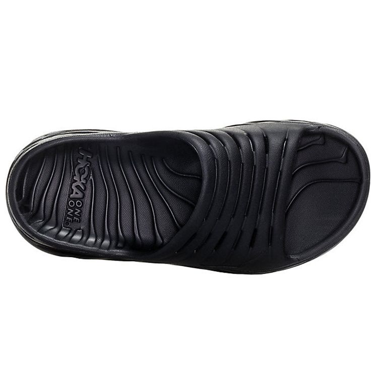 HOKA Ora Recovery Slide Schwarz Unisex Sneaker 1134527-BLK