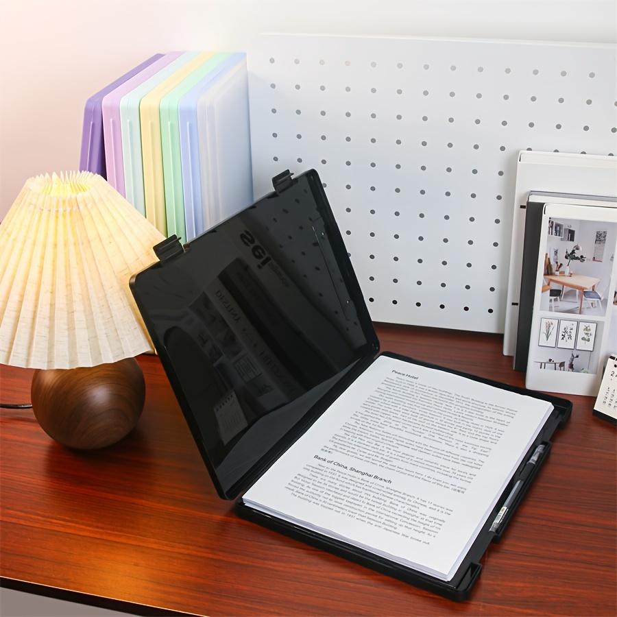 

A4 transparent data storage box, folder, large capacity, multifunctional student test paper, book, graduation certificate, archi чорний