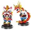Happy New Year Kids Toys Panda Building Blocks Micro Blocks  Dragon Lion Dance Chinese Style Decorations Gifts Sets
