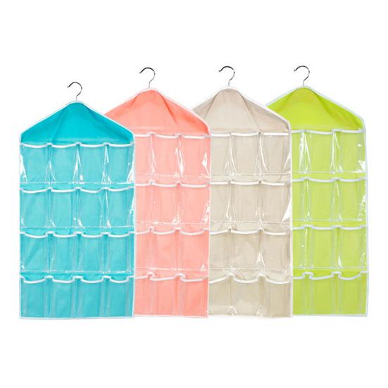 Socks Shoe Toy Underwear Sorting Storage Bag Door Wall Hanging Closet Organizer