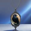 New Crow Oval Women's Jewelry Retro Jewelry Pendant Necklace
