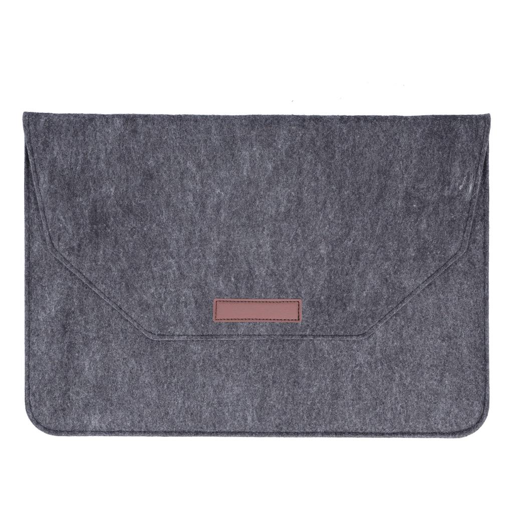 Laptop Hülle Tasche Schwarz Filz Notebook Computer Schutzhülle Zubehör für MacBook15.4in