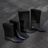 Fashion Simple Square Toe, Versatile Temperament, Low-heeled Knight Boots for Women 2025 New Fashion Temperament Mid-leg Boots