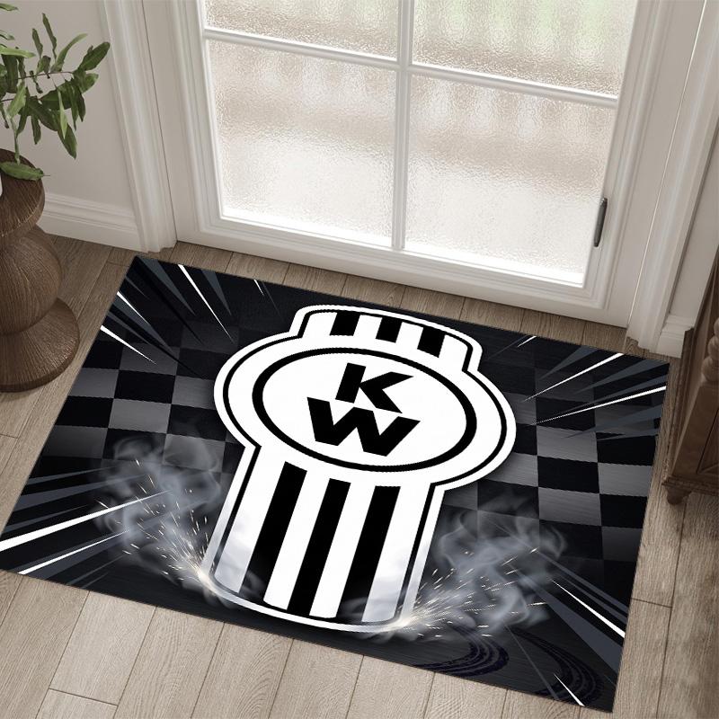 Kenworth Design Crystal Velvet Carpet Cozy Non?Slip Printed Rug For Bedroom Living Room Entrance