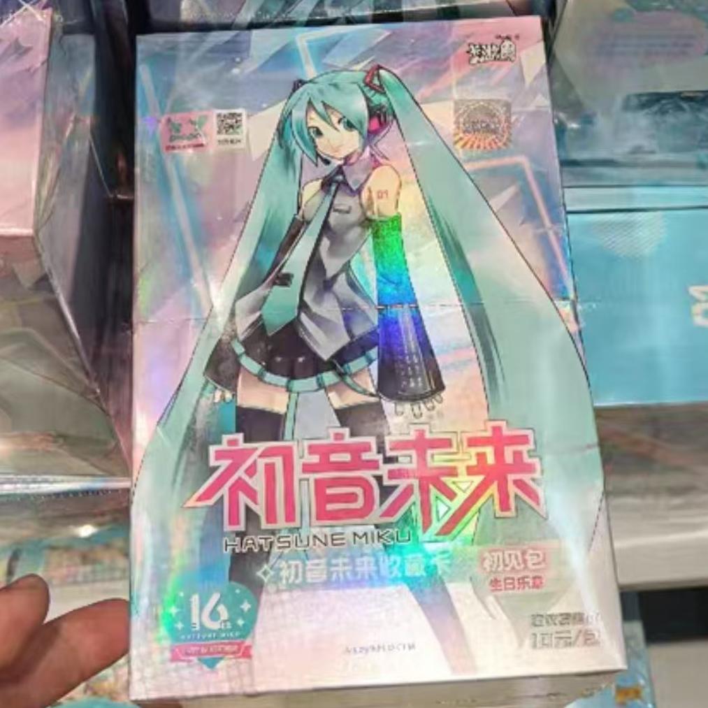 Hatsune Miku Collectible Card Cartoon Hatsune Miku Card Collectible Display Anime Merchandise Holiday Gift Trendy Toy