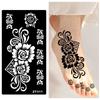 Personalized India Temporary Tattoo Ethnic Style Black Tattoo Decals Arm Foot Tattoos  Women Lady
