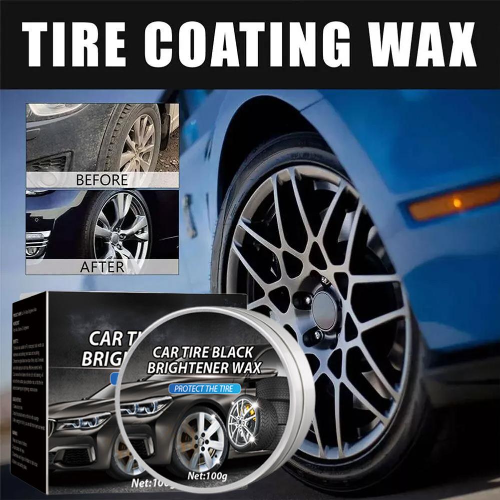 Advanced Car Tire Gloss Wax Long-Lasting Protection And Gloss Enhancer For Plastic Parts, Long-Lasting Maintenance Coating