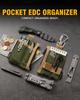 VIPERADE VE28 EDC Pouch 500D Compact EDC Pocket Organizer Molle Expandable Tool Storage Bag Small Coin Army Knife Pocket Pouch 6-in-1 Purse/Card
