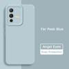 Angel Eyes Square Liquid Silicone Phone Case for VIVO V23 Pro 5G Soft Mobile Cover VIVOV23 V 23 V23Pro 360 Protective Shield Bag