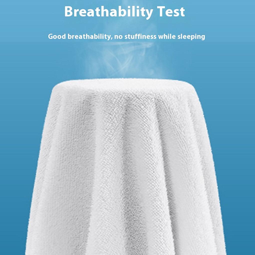 2025 New Waterproof Mattress Pad Cover Breathable Washable Bedspreads Healthy Anti-bacteria Anti-mite Fitted Double Bed Sheet